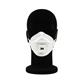 3M 9322+ Aura Faltbare Staubmaske FFP2 - mit Ventil - Weiß -pro Karton mit 10 Stück 