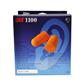 3M 1100 Disposable polyurethane foam earplugs - Single use - Orange -37 dB - per box of 200 pairs 