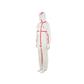 3M 4565 Asbestos Laminate Coveralls - White with red stitching - Size XL - Per box of 20 pieces 