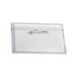 ETINAME - Name Tag D585 Name Tag with Pin - Clear -55 mm x 90 mm - per box of 50 