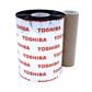 Toshiba TEC AS1F Resin Ribbon - 110 mm x 600 m - for B-EX4-T2 printers - Flat Head - Black 