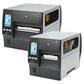 Zebra ZT410 Industrie-Etikettendrucker - 300dpi - Grau - USB - LAN- Abzieh- & Trägermaterialaufnahme - Thermodirekt & Thermotransfer - EOS