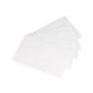 Evolis - White PVC cards for card printers - Format: 85.6 x 54 mm - Thickness: 0.5 mm - Box of 500 p ieces