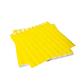 EtiName - Bracelet tyvek jaune - 25 x 255 mm - fermeture adhésive - Par boite de  50 feuilles /500 b racelets
