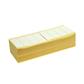 EtiData 89 x 36,1 mm - weißes Velinpapier - permanent haftend - 1 von vorn - Paravent 109 mm x 12" - 8 etiq./Falz - 4000 etiq./Packung - 8 paq./Kiste