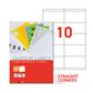 EtiPage 500 - 10x(105x57mm) - Blank box QTY:5000/box - MOQ 20