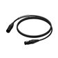 Procab PRA901/1 High quality microphone cable - XLR male-XLR female - 24 AWG - 1 meter - Black 