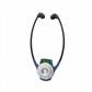 Sennheiser HDE 2020-D-II Integriertes Stethoskop-Headset - Tourguide 2020-D Systemempfänger - 6 Kanä le - 8 Stunden Betriebsdauer - 125 x 245 x 20mm