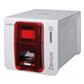 Evolis Zenius Expert Imprimante à cartes - 300dpi - 4 couleurs - USB - Ethernet - Rouge - Simple face - Thermique transfert